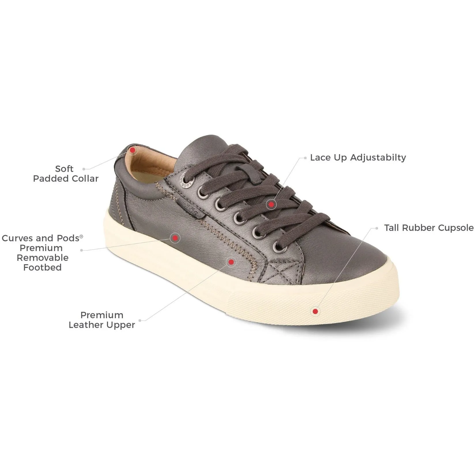 TAOS  Plim Soul Lux Leather - White