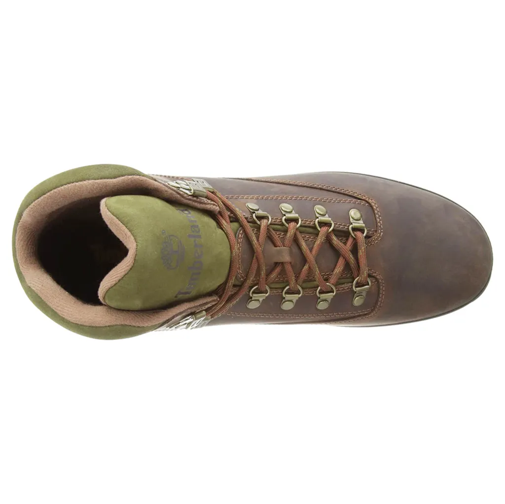 Timberland Euro Mid Hiker Leather Men's Closed-Toe Boots