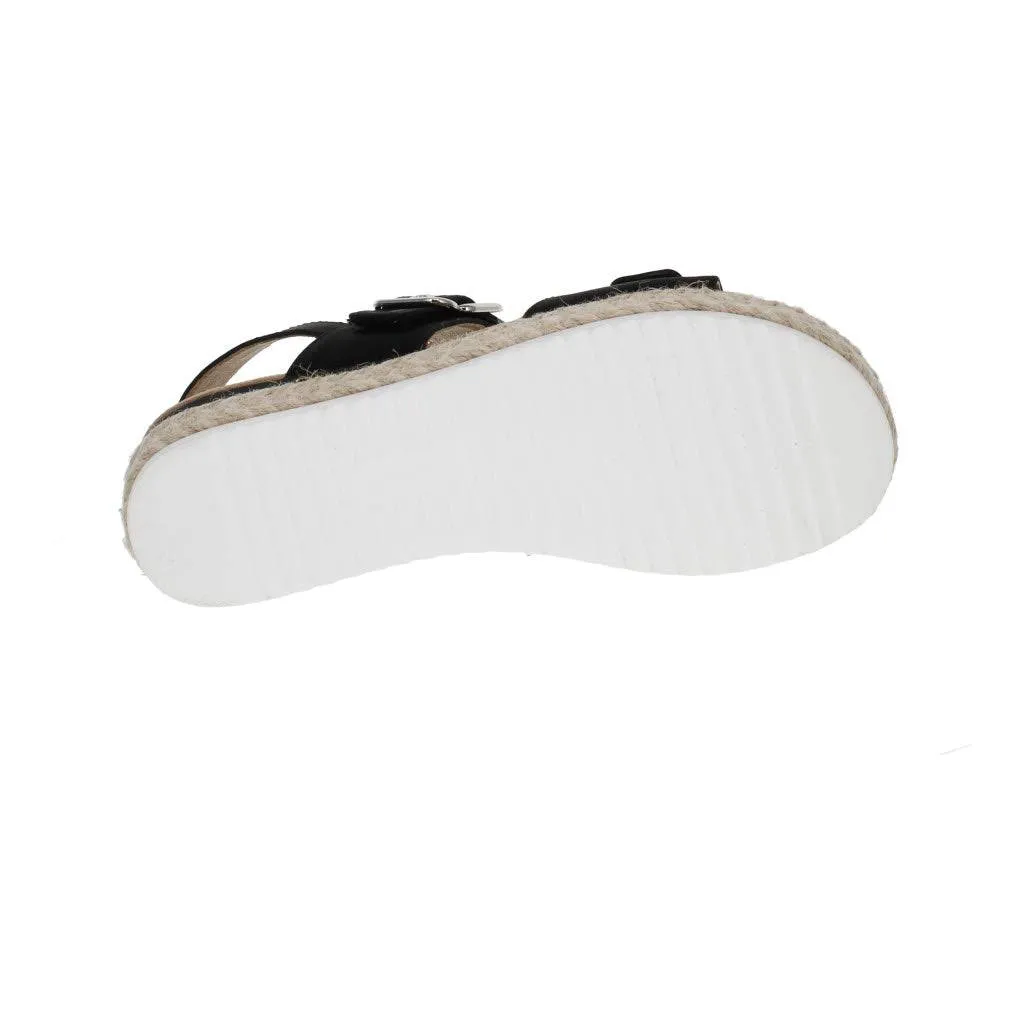 Westland 592006 Madison 06 Ladies Black Vegan Buckle Sandals