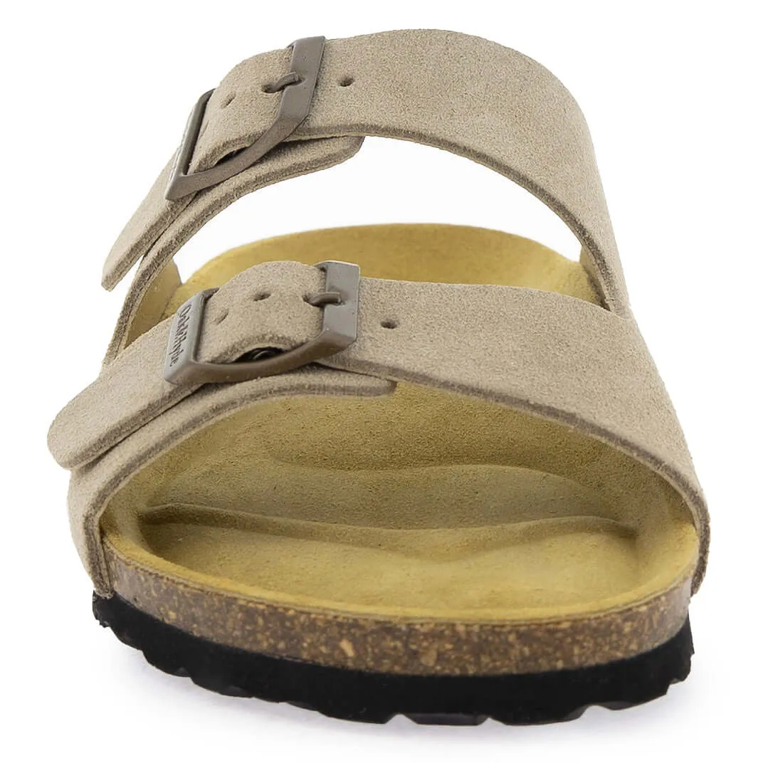 Womens Malaga Adjustable Sandals - Beige