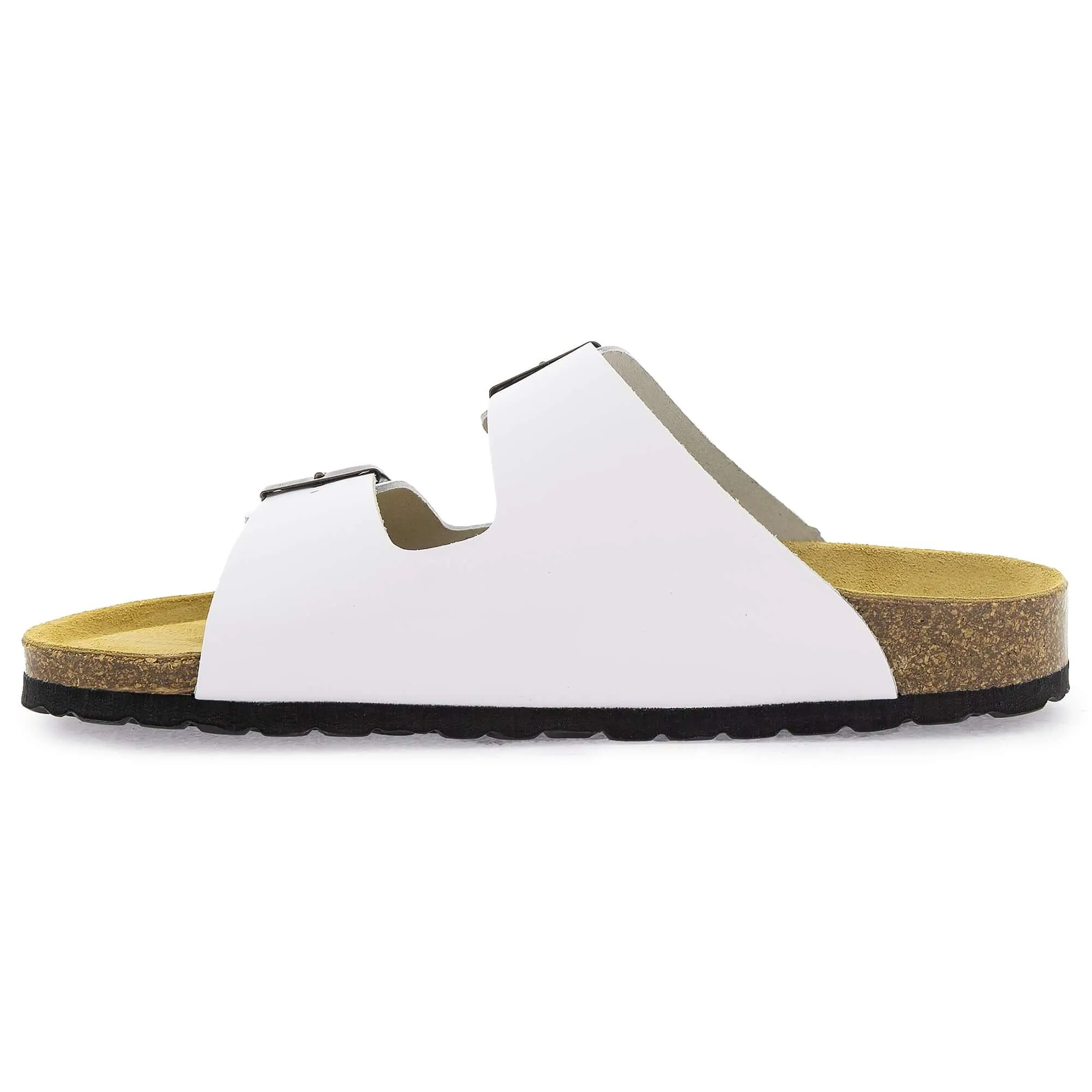 Womens Malaga Adjustable Sandals - White
