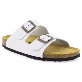 Womens Malaga Adjustable Sandals - White