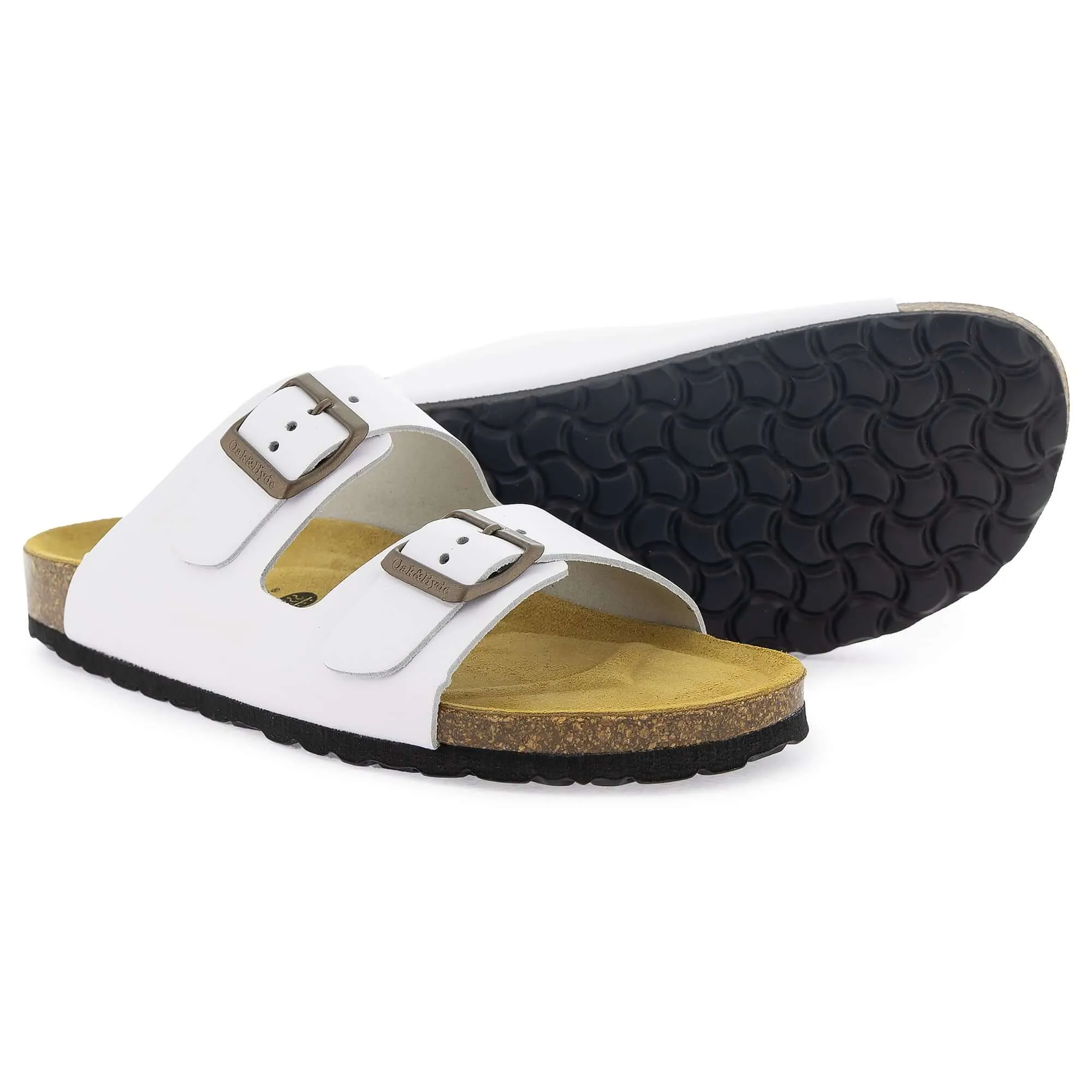 Womens Malaga Adjustable Sandals - White
