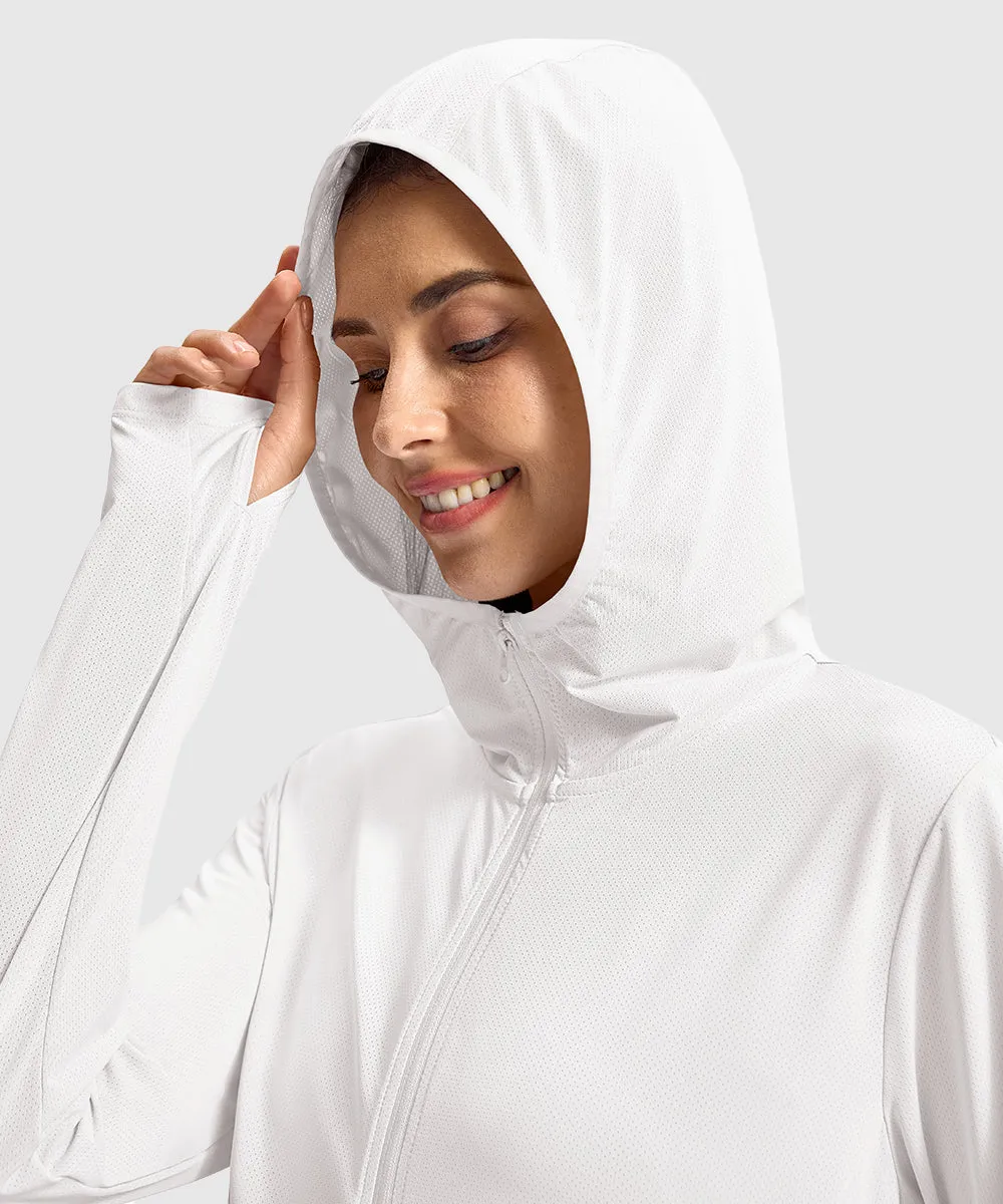 Women's UPF 50  Swimsuit Cover-up Long Coat