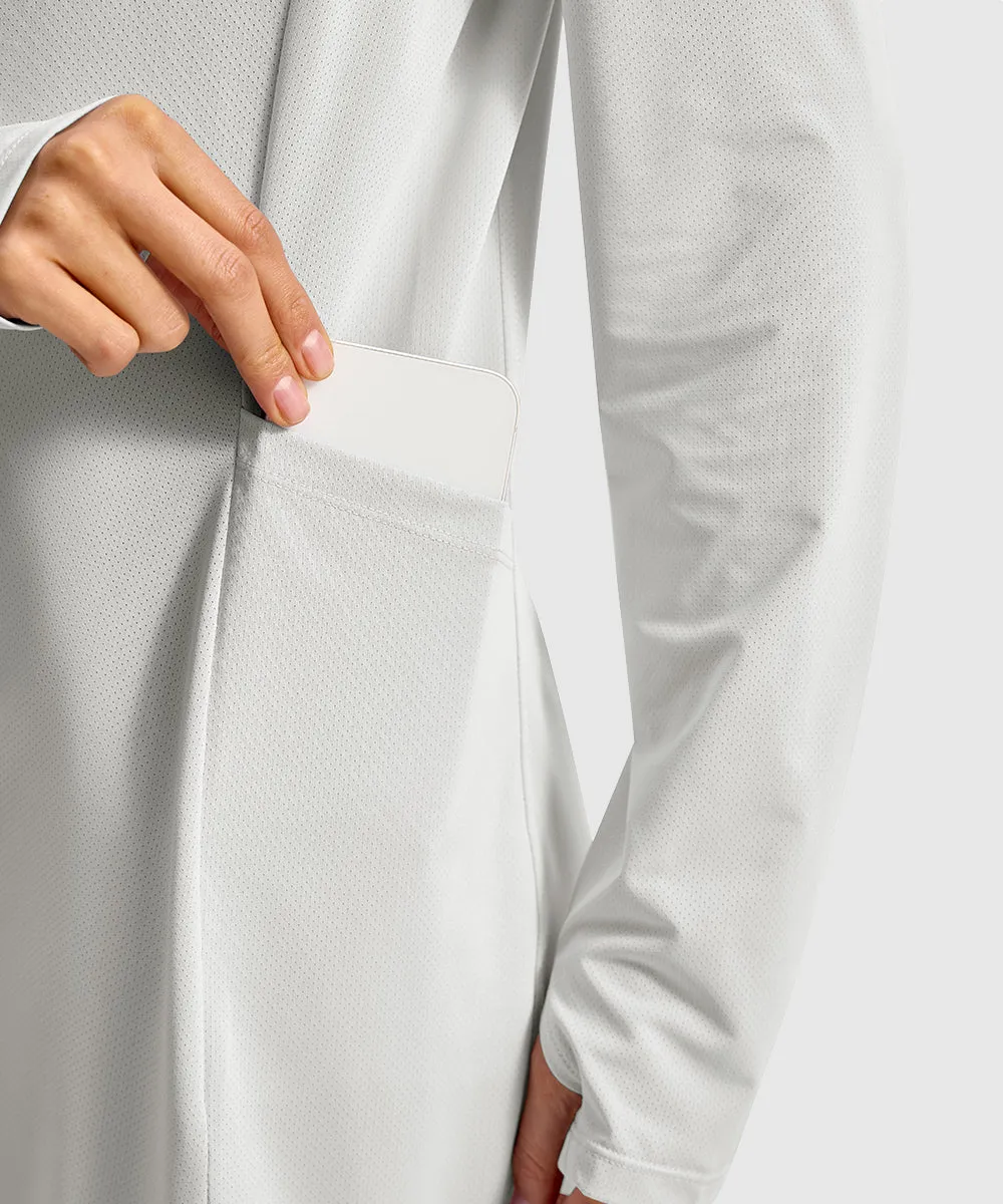 Women's UPF 50  Swimsuit Cover-up Long Coat
