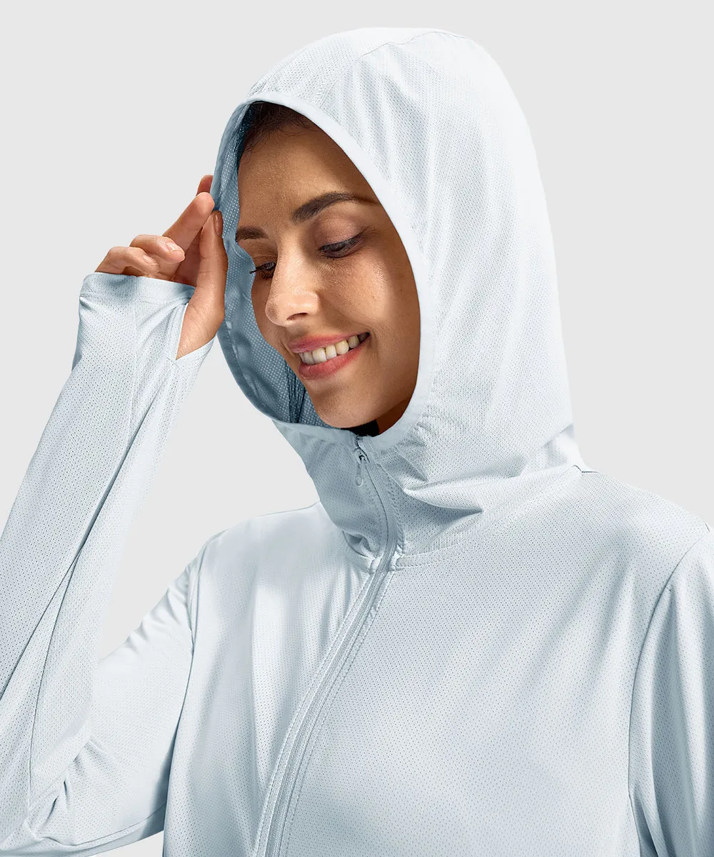 Women's UPF 50  Swimsuit Cover-up Long Coat