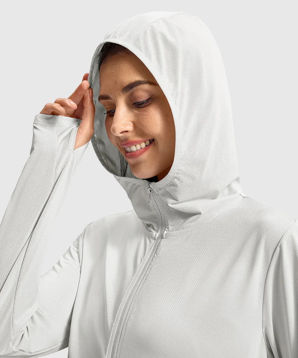 Women's UPF 50  Swimsuit Cover-up Long Coat