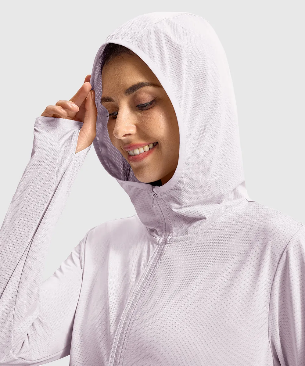 Women's UPF 50  Swimsuit Cover-up Long Coat