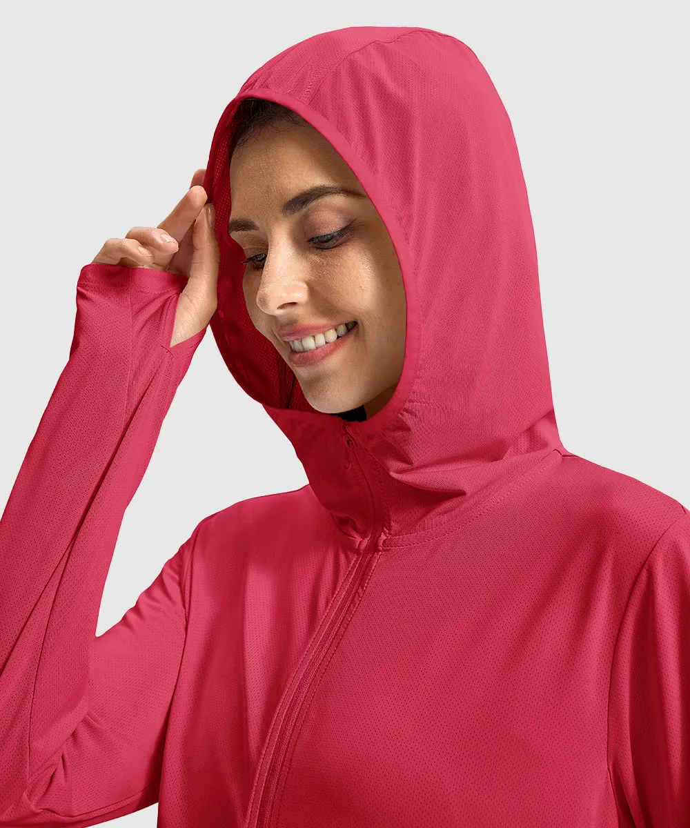 Women's UPF 50  Swimsuit Cover-up Long Coat